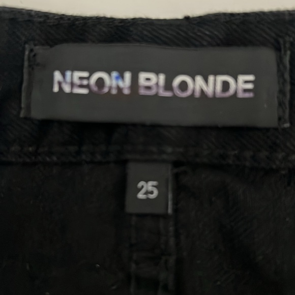 Neon Blonde x Free People The Lover Mid Rise Sequin Embellished Straight Leg - Picture 7 of 12